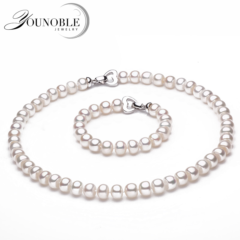 String Of Pearls Plant - Hochzeit natürliche Süßwasser Perle Halskette Armband