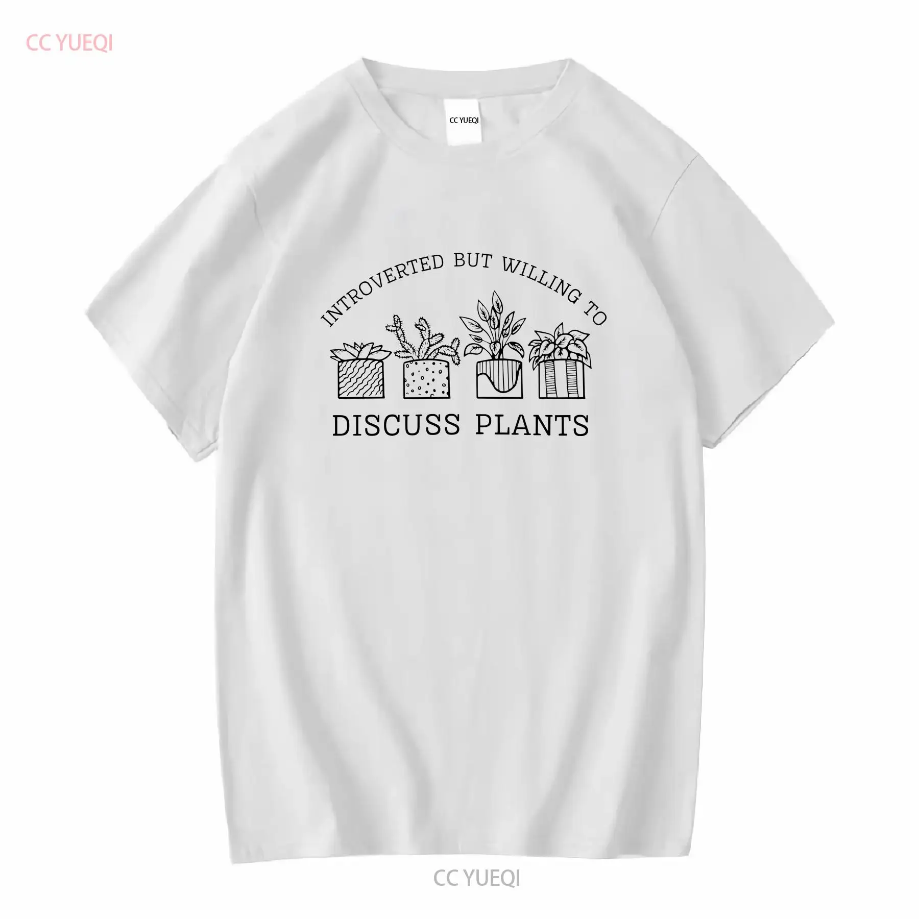 Plant Parent Shirt - Introvertiert, aber bereit, Pflanzen zu diskutieren.