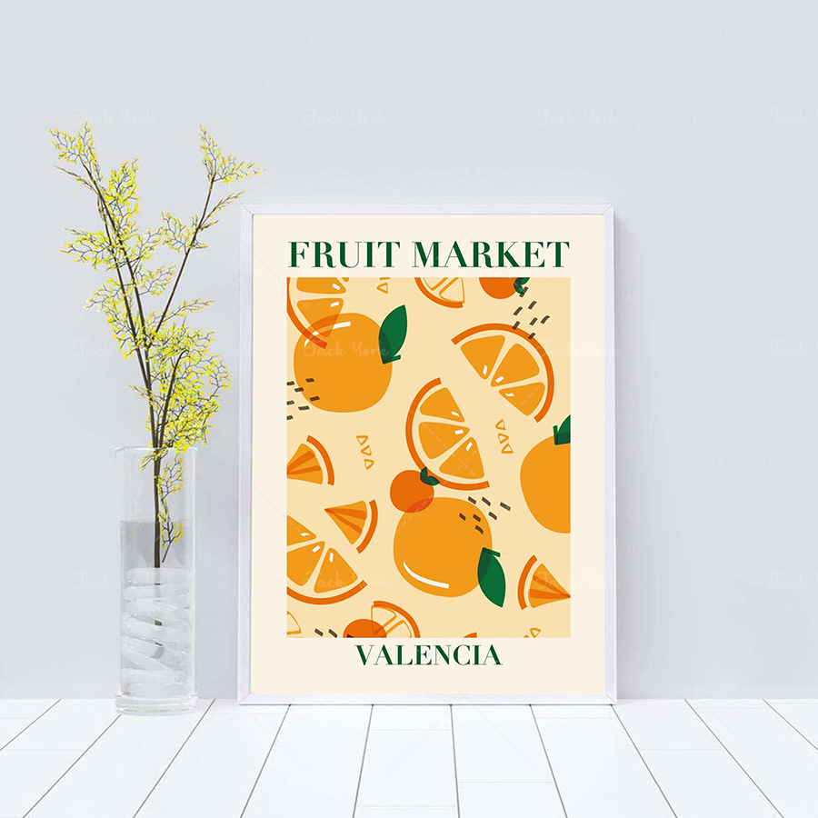 Obstmarktdruck, Obstmarktplaka – Plant Jackfruit Bewertung und Preis