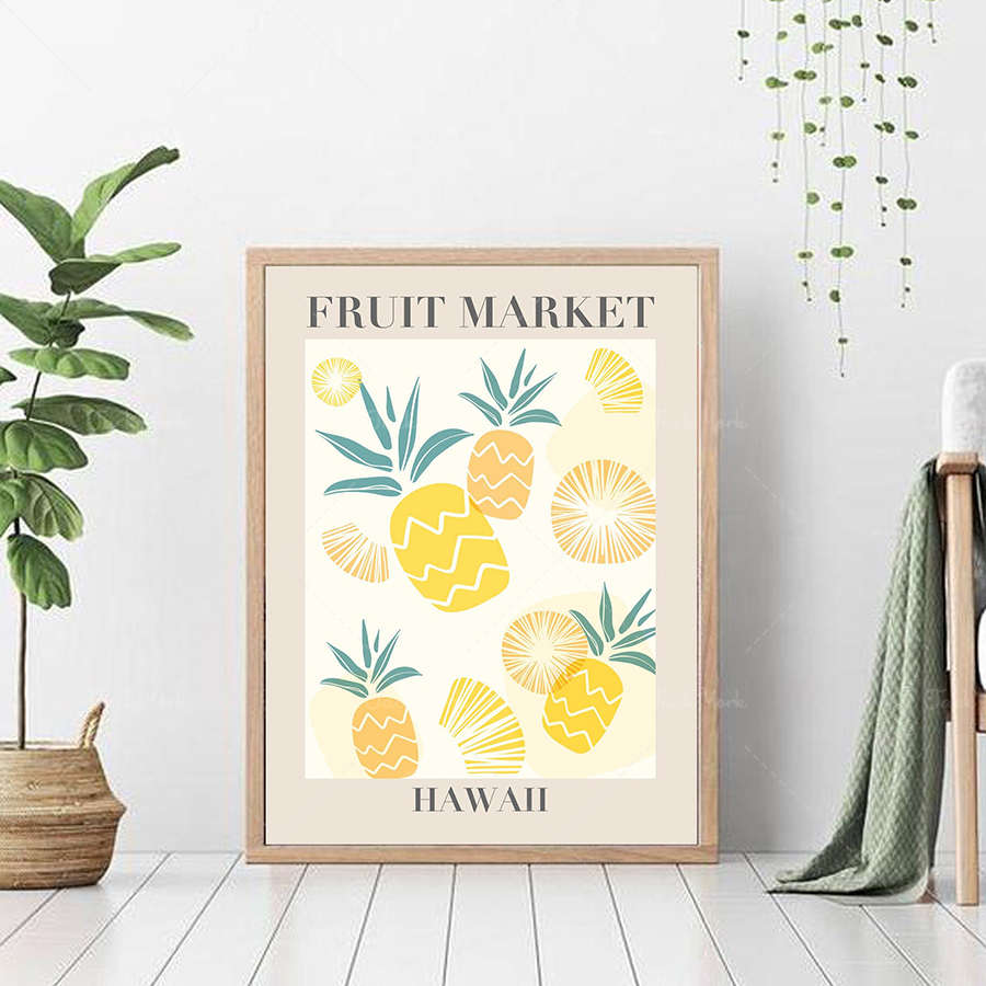 Obstmarktdruck, Obstmarktplaka – Plant Jackfruit Bewertung und Preis