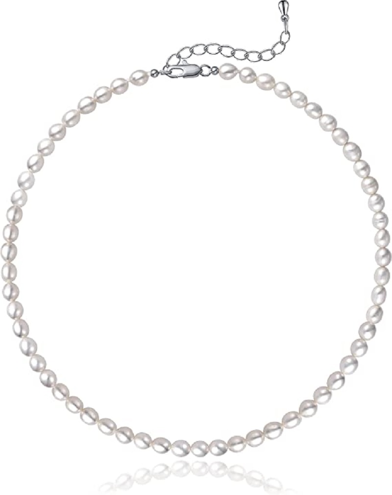 Perlenkette, 5–7 mm, ovale wei – String Of Pearls Plant Bewertung und Preis