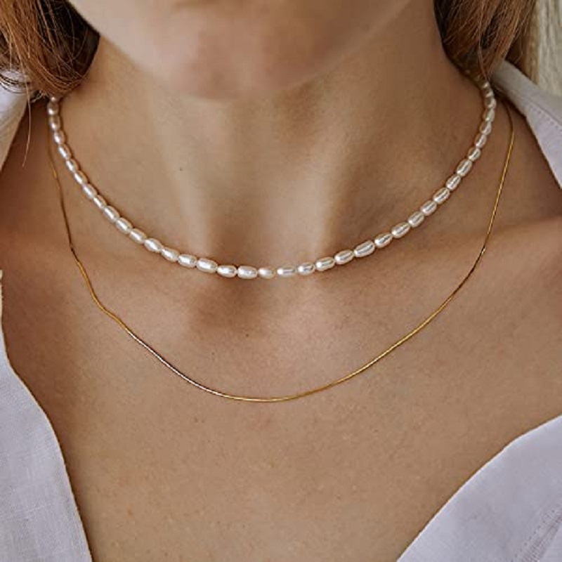 Perlenkette, 5–7 mm, ovale wei – String Of Pearls Plant Bewertung und Preis